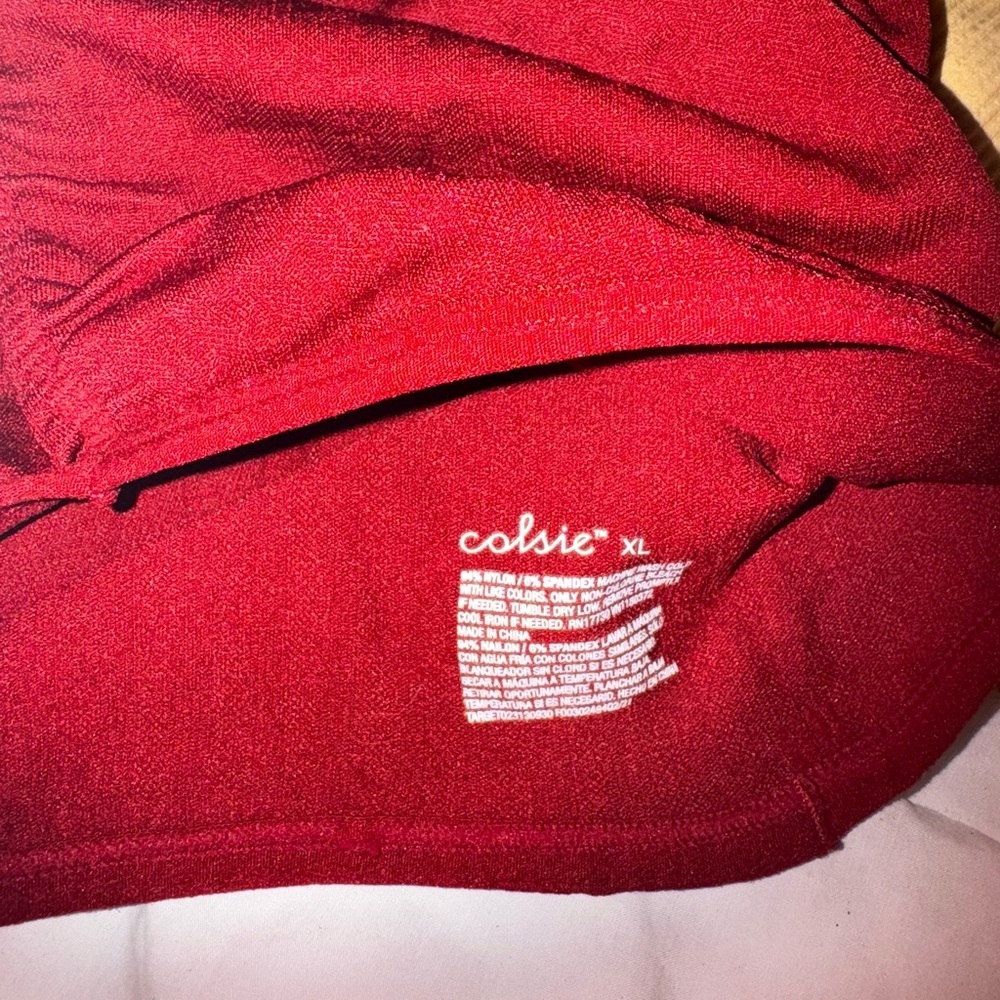Colsie Women's  Yellow and Red Ribbed Crop Tops - Picture 6 of 8
